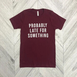 Maroon Graphic T-Shirt